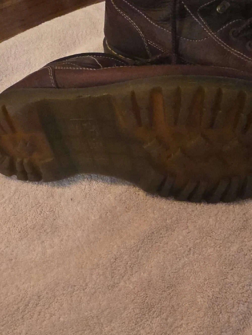 Dr. Martens Brown Leather Lace-Up Hiking Boots